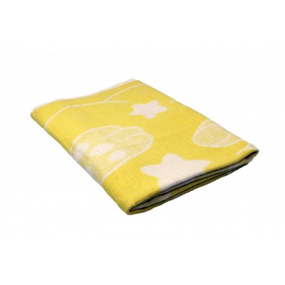 Одеяло байковое арт. 6 Заяц желтый